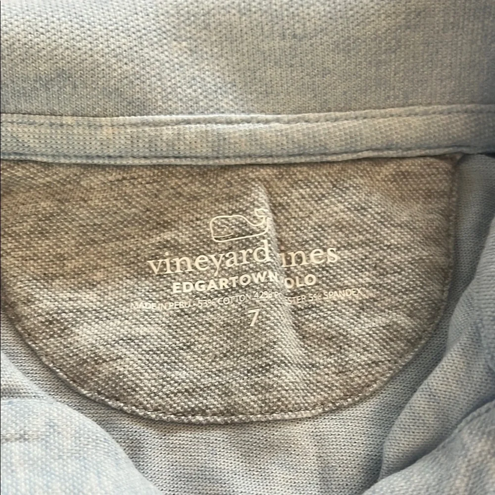 Vineyard Vines Blue Polo Short Sleeve Shirt